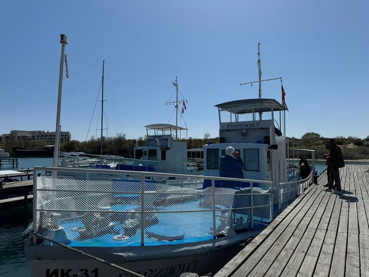 Экскурсия на пароходе по озеру Иссык-Куль